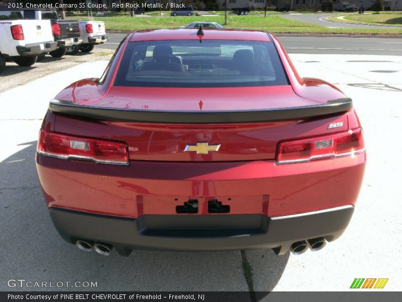Red Rock Metallic / Black 2015 Chevrolet Camaro SS Coupe