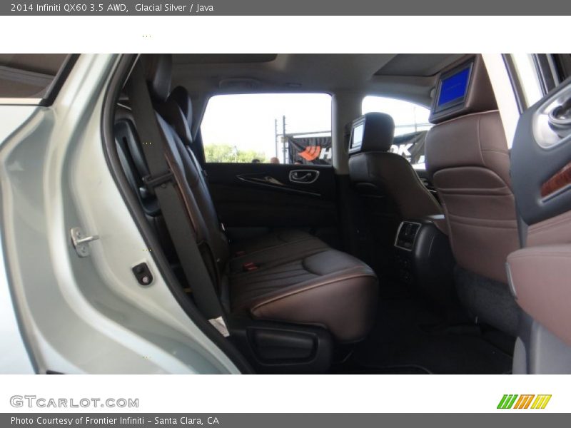 Glacial Silver / Java 2014 Infiniti QX60 3.5 AWD