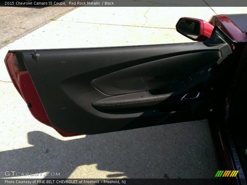 Red Rock Metallic / Black 2015 Chevrolet Camaro SS Coupe