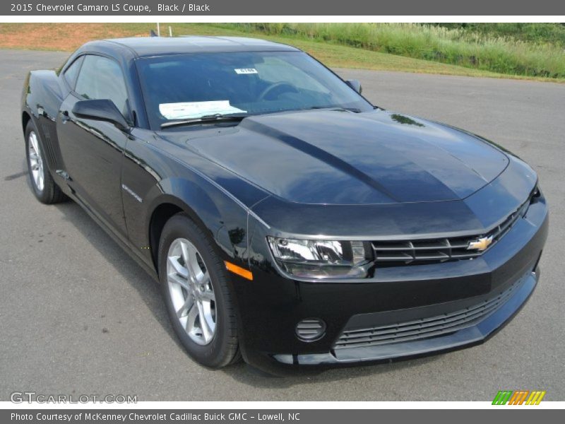 Black / Black 2015 Chevrolet Camaro LS Coupe