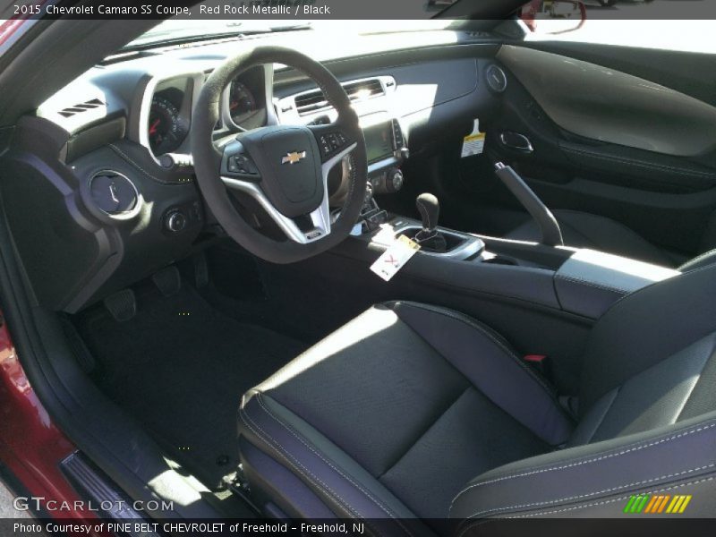 Red Rock Metallic / Black 2015 Chevrolet Camaro SS Coupe