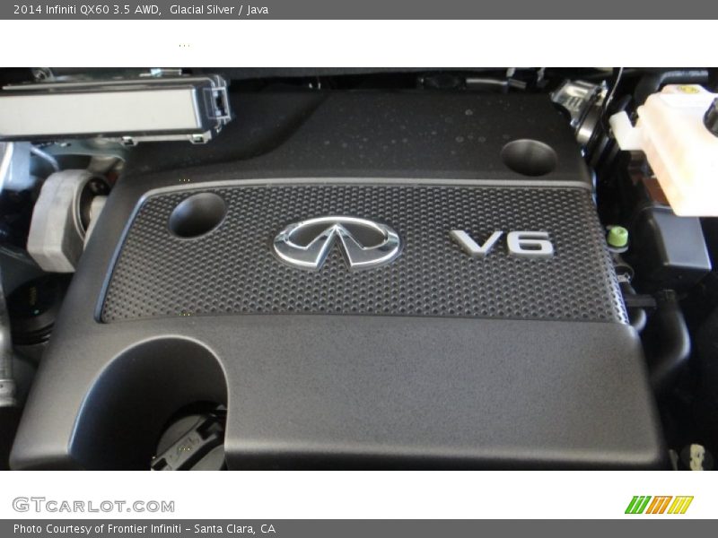 Glacial Silver / Java 2014 Infiniti QX60 3.5 AWD