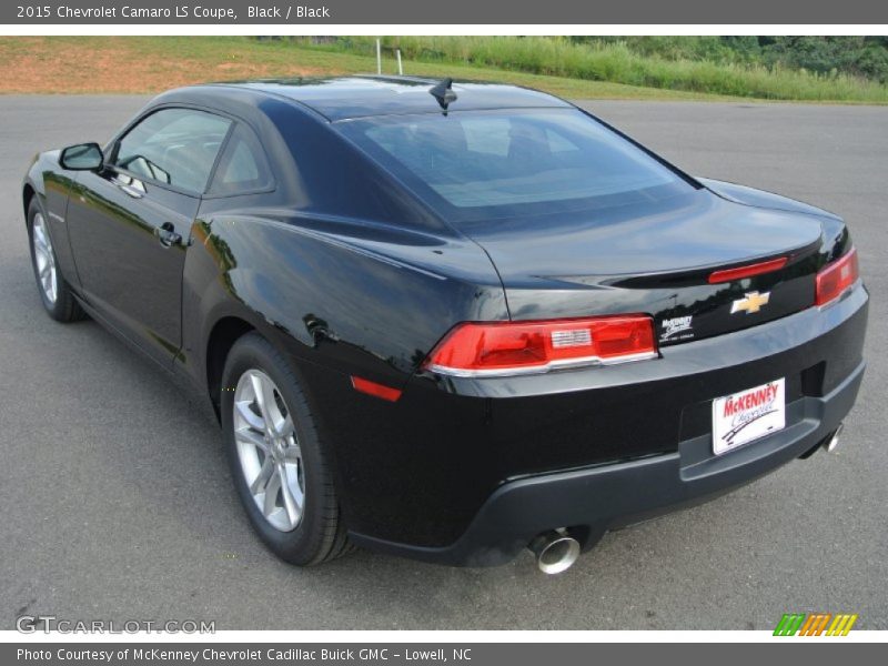 Black / Black 2015 Chevrolet Camaro LS Coupe
