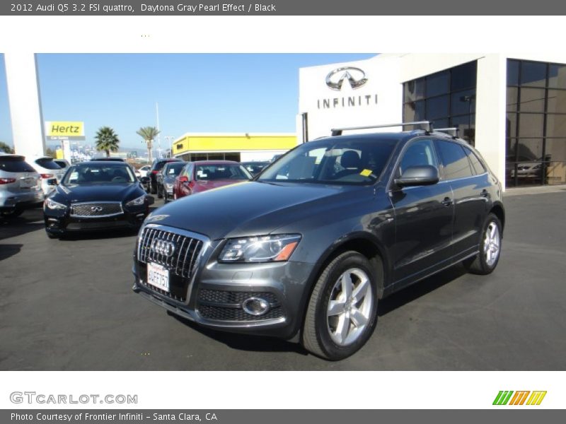 Daytona Gray Pearl Effect / Black 2012 Audi Q5 3.2 FSI quattro
