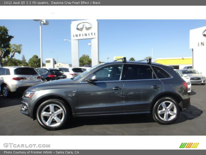 Daytona Gray Pearl Effect / Black 2012 Audi Q5 3.2 FSI quattro
