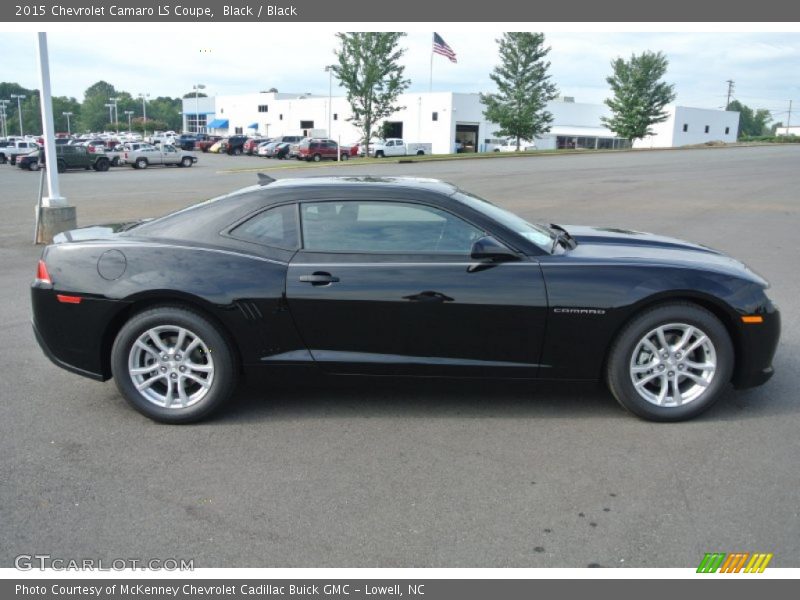 Black / Black 2015 Chevrolet Camaro LS Coupe