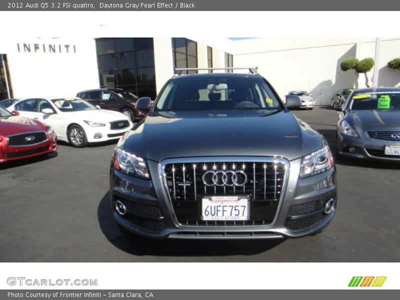 Daytona Gray Pearl Effect / Black 2012 Audi Q5 3.2 FSI quattro