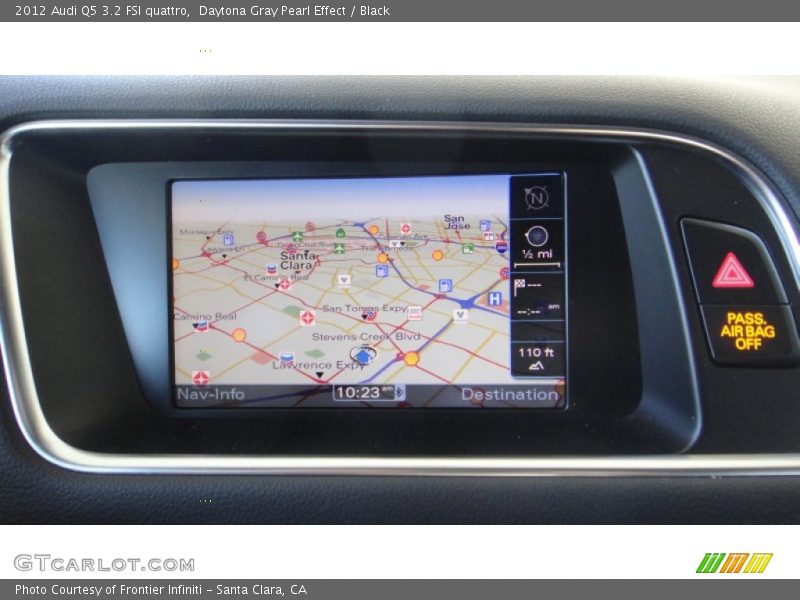 Daytona Gray Pearl Effect / Black 2012 Audi Q5 3.2 FSI quattro