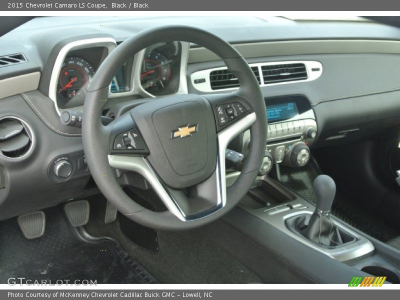 Black / Black 2015 Chevrolet Camaro LS Coupe
