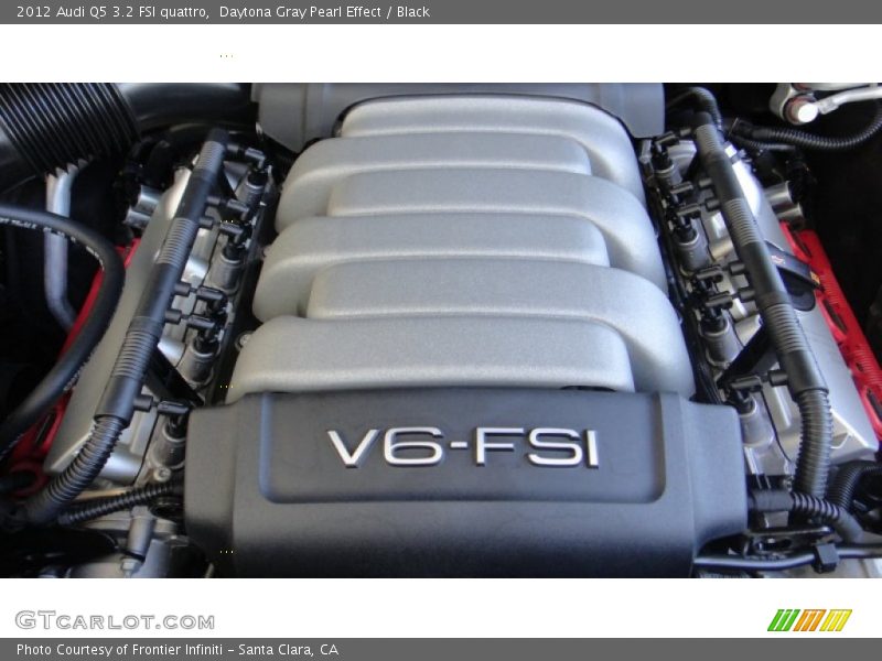 Daytona Gray Pearl Effect / Black 2012 Audi Q5 3.2 FSI quattro