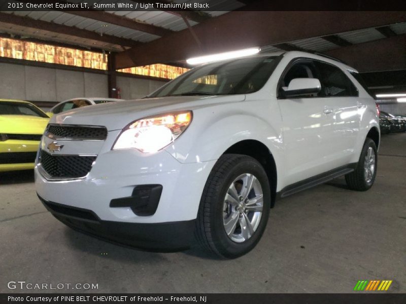 Summit White / Light Titanium/Jet Black 2015 Chevrolet Equinox LT