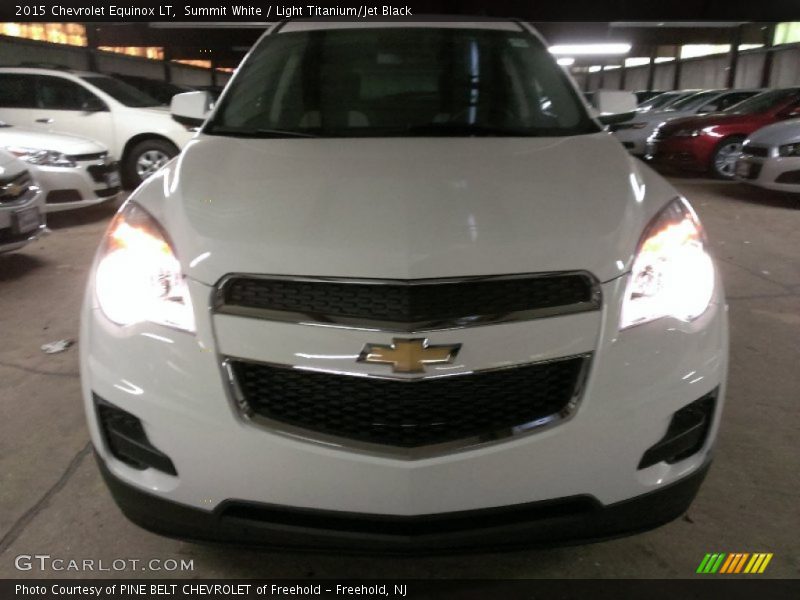Summit White / Light Titanium/Jet Black 2015 Chevrolet Equinox LT
