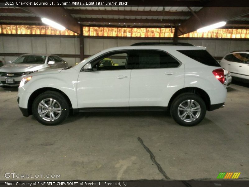 Summit White / Light Titanium/Jet Black 2015 Chevrolet Equinox LT