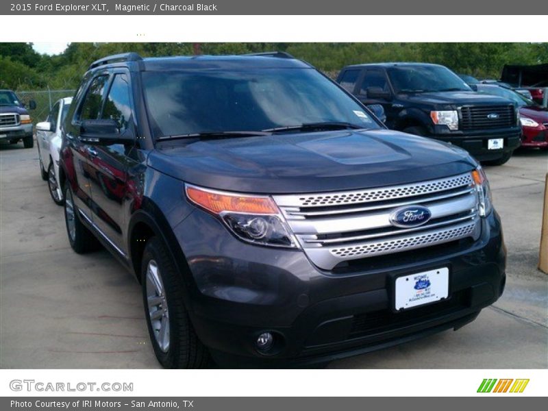 Magnetic / Charcoal Black 2015 Ford Explorer XLT