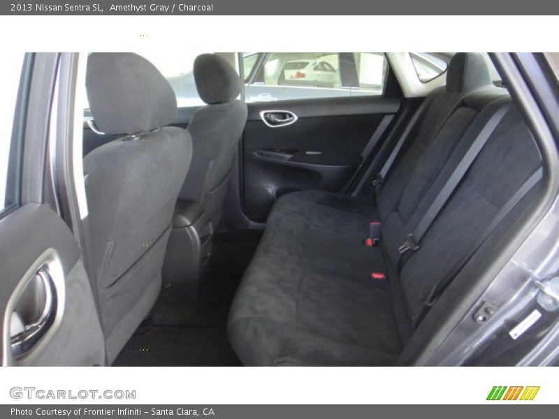 Amethyst Gray / Charcoal 2013 Nissan Sentra SL