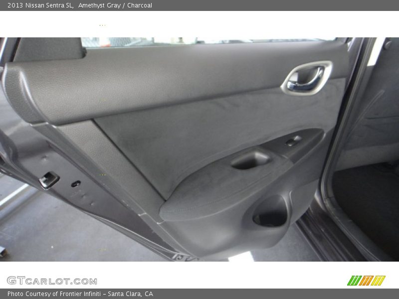 Amethyst Gray / Charcoal 2013 Nissan Sentra SL