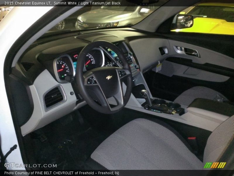 Summit White / Light Titanium/Jet Black 2015 Chevrolet Equinox LT