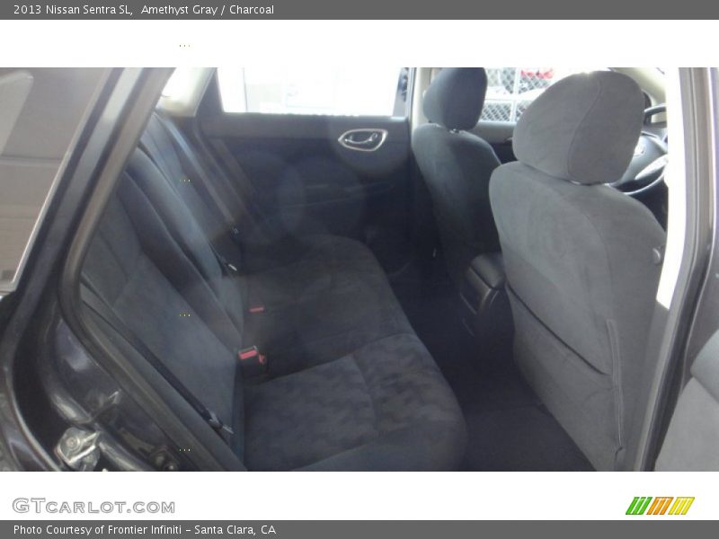 Amethyst Gray / Charcoal 2013 Nissan Sentra SL