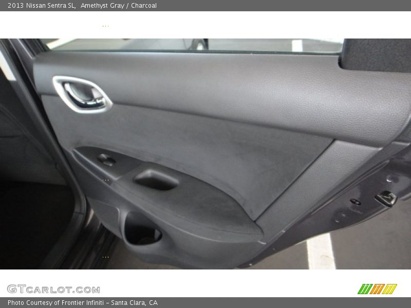 Amethyst Gray / Charcoal 2013 Nissan Sentra SL