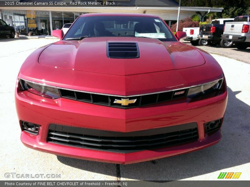 Red Rock Metallic / Black 2015 Chevrolet Camaro SS Coupe
