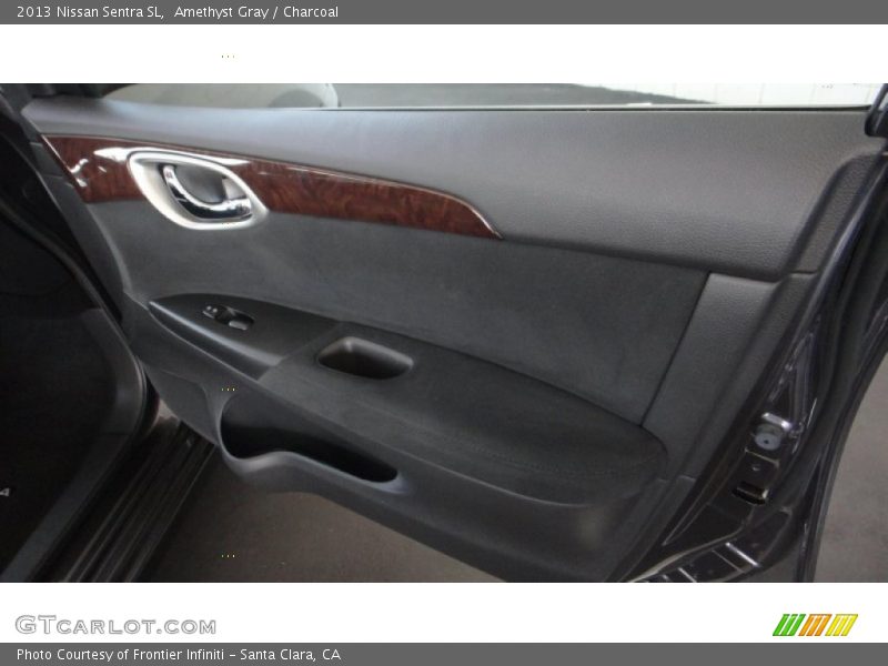 Amethyst Gray / Charcoal 2013 Nissan Sentra SL