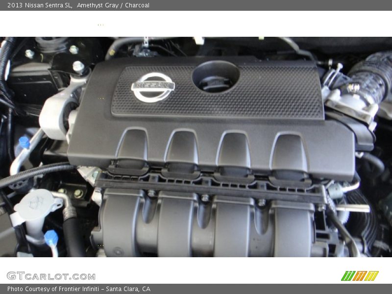 Amethyst Gray / Charcoal 2013 Nissan Sentra SL