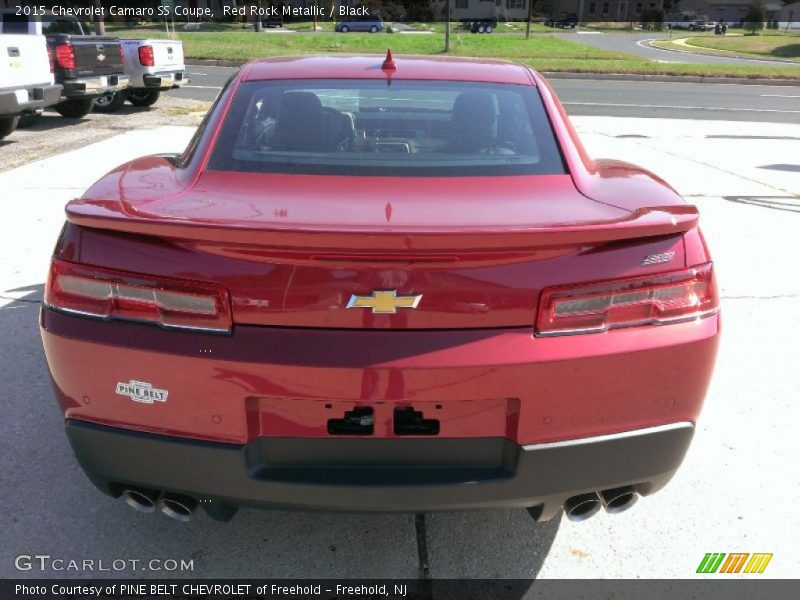 Red Rock Metallic / Black 2015 Chevrolet Camaro SS Coupe