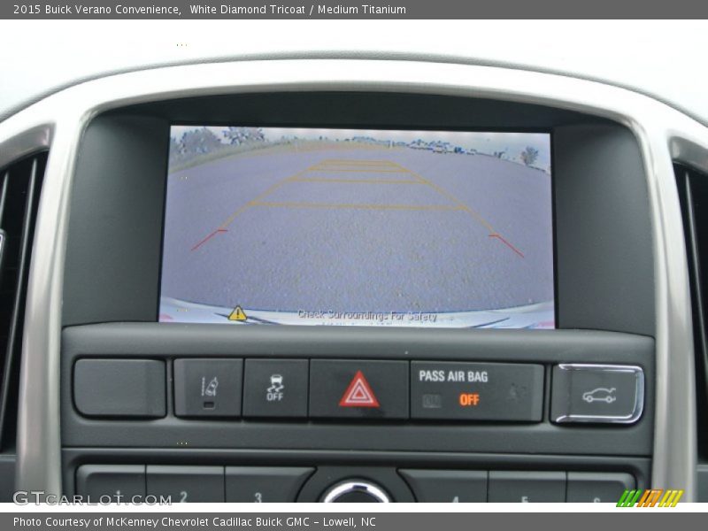 White Diamond Tricoat / Medium Titanium 2015 Buick Verano Convenience