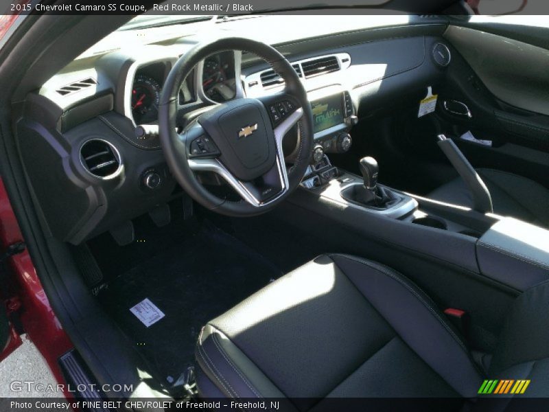 Red Rock Metallic / Black 2015 Chevrolet Camaro SS Coupe