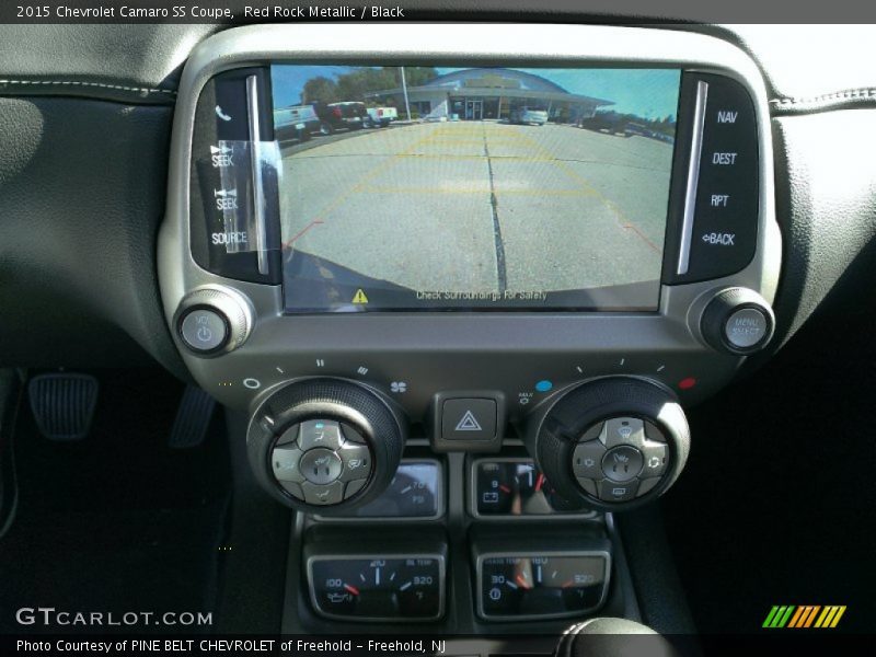 Red Rock Metallic / Black 2015 Chevrolet Camaro SS Coupe