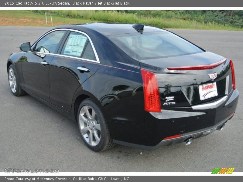 Black Raven / Jet Black/Jet Black 2015 Cadillac ATS 3.6 Luxury Sedan