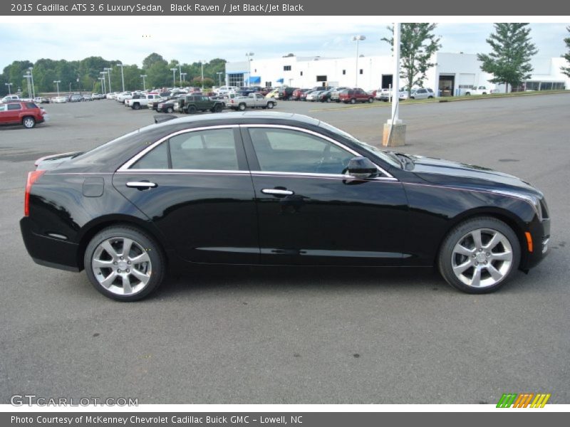 Black Raven / Jet Black/Jet Black 2015 Cadillac ATS 3.6 Luxury Sedan