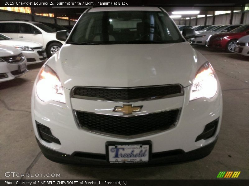 Summit White / Light Titanium/Jet Black 2015 Chevrolet Equinox LS