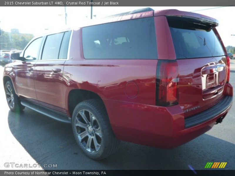 Crystal Red Tintcoat / Jet Black 2015 Chevrolet Suburban LT 4WD