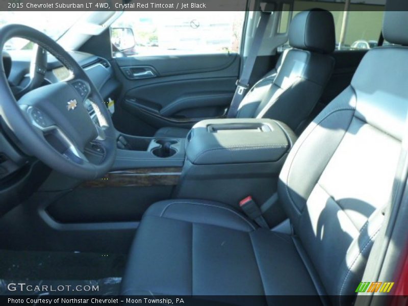 Crystal Red Tintcoat / Jet Black 2015 Chevrolet Suburban LT 4WD