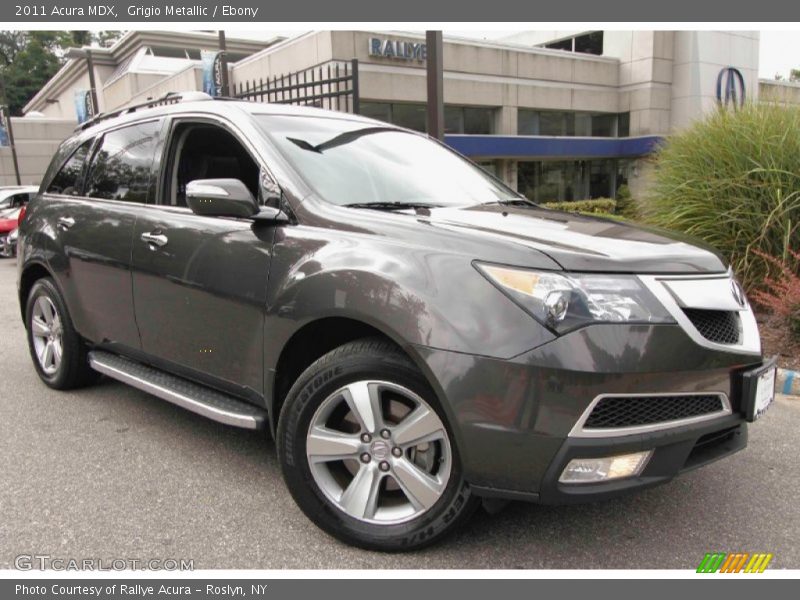 Grigio Metallic / Ebony 2011 Acura MDX