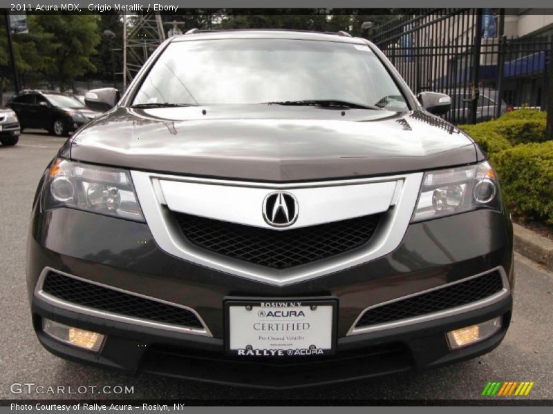 Grigio Metallic / Ebony 2011 Acura MDX