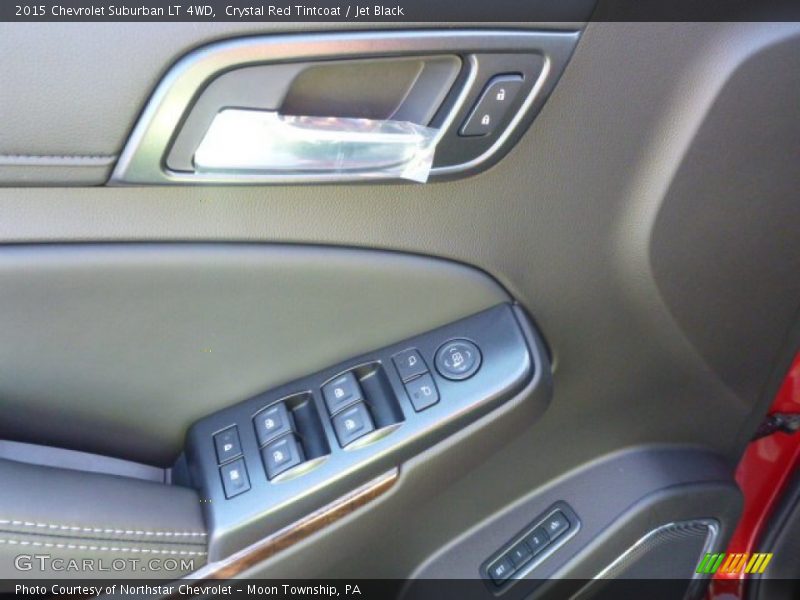 Crystal Red Tintcoat / Jet Black 2015 Chevrolet Suburban LT 4WD