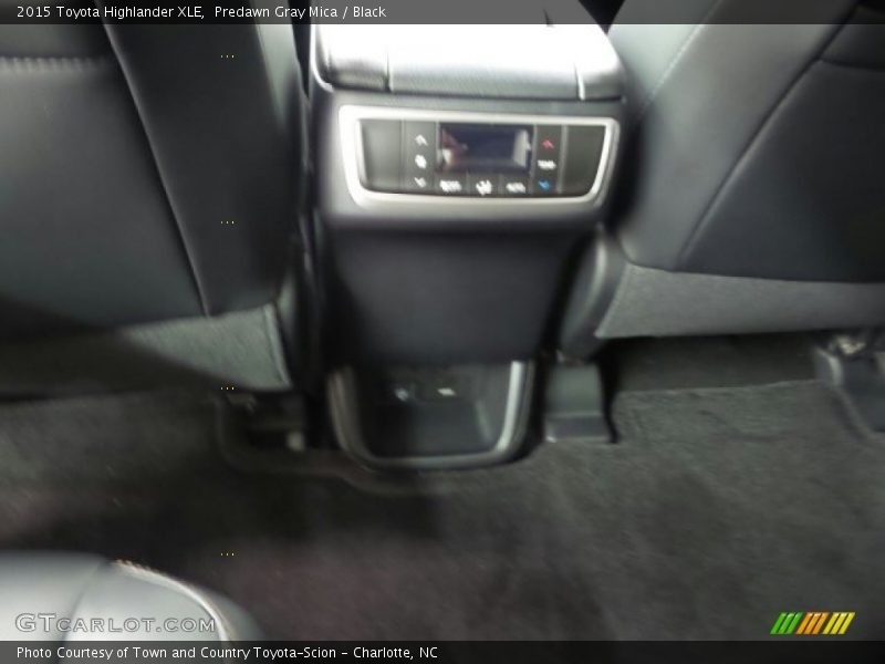 Predawn Gray Mica / Black 2015 Toyota Highlander XLE