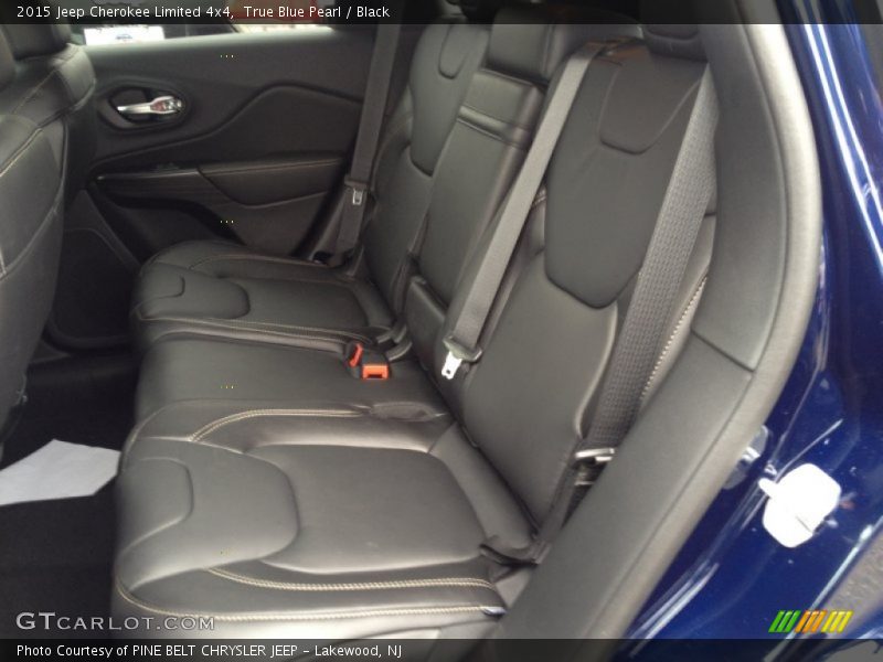True Blue Pearl / Black 2015 Jeep Cherokee Limited 4x4