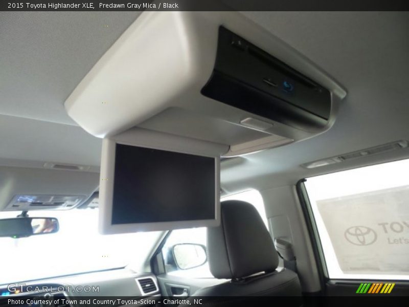 Predawn Gray Mica / Black 2015 Toyota Highlander XLE