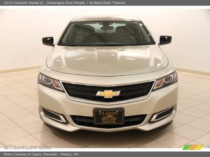 Champagne Silver Metallic / Jet Black/Dark Titanium 2014 Chevrolet Impala LS