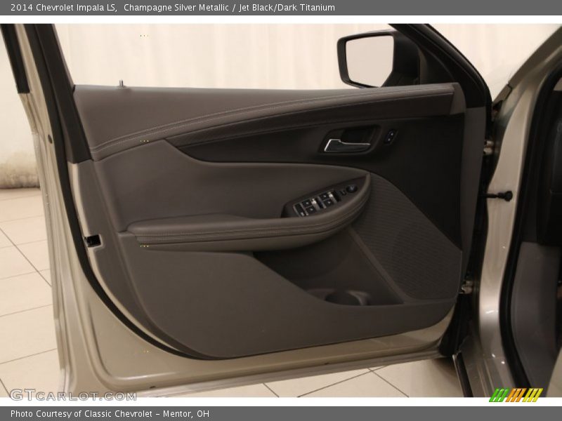 Champagne Silver Metallic / Jet Black/Dark Titanium 2014 Chevrolet Impala LS