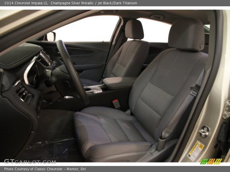 Champagne Silver Metallic / Jet Black/Dark Titanium 2014 Chevrolet Impala LS