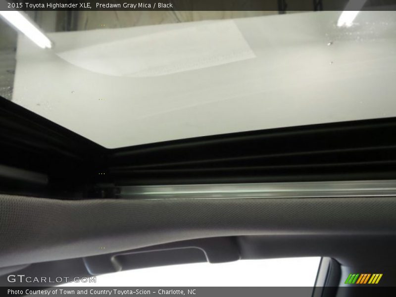 Predawn Gray Mica / Black 2015 Toyota Highlander XLE