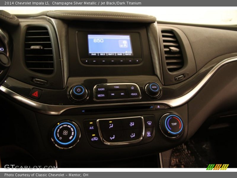 Champagne Silver Metallic / Jet Black/Dark Titanium 2014 Chevrolet Impala LS