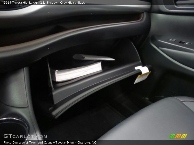 Predawn Gray Mica / Black 2015 Toyota Highlander XLE