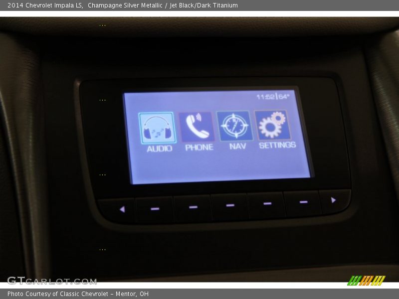 Champagne Silver Metallic / Jet Black/Dark Titanium 2014 Chevrolet Impala LS