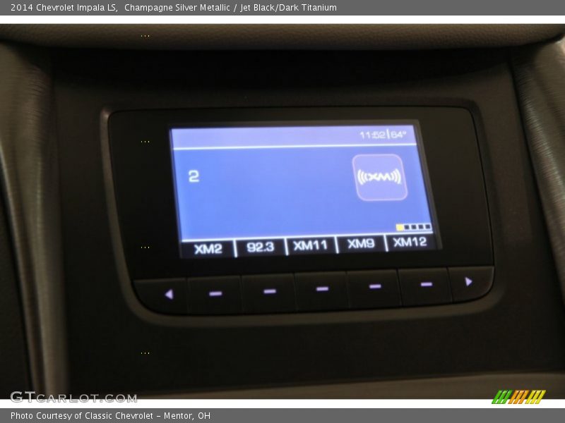 Champagne Silver Metallic / Jet Black/Dark Titanium 2014 Chevrolet Impala LS