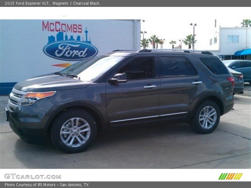 Magnetic / Charcoal Black 2015 Ford Explorer XLT